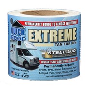 COFAIR PRODUCTS Cofair Products T-UBE425 Quick Roof Extreme With Steel-Loc Adhesive - 4" x 25', Tan T-UBE425